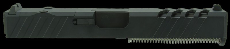 TacFire Glock 22 Complete Slide w/ RMR Optic Cut (BUGLK22) Black