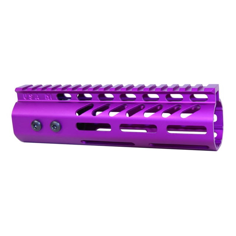 Guntec USA .308 Caliber Ultra Lightweight Thin M-LOK System Free Floating Handguard w/Monolithic Top Rail