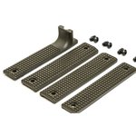 Griffin Armament Rail Shield 4-Piece M-LOK Handguard Furniture Set OD Green