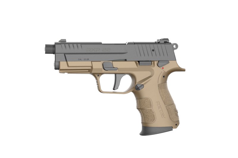 Retay Usa RXP22 .22 LR Pistol FDE/Blk 4.0 Inch Barrel 10 Round Two Magazines