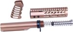 Guntec USA AR-15 Pistol Furniture Set with Mil-Tube, M-LOK 7" Handguard