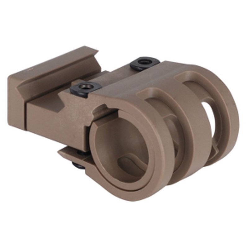 VTAC Offset Weapon Light Mount for 0.80" & 1" Ring Diameter FDE