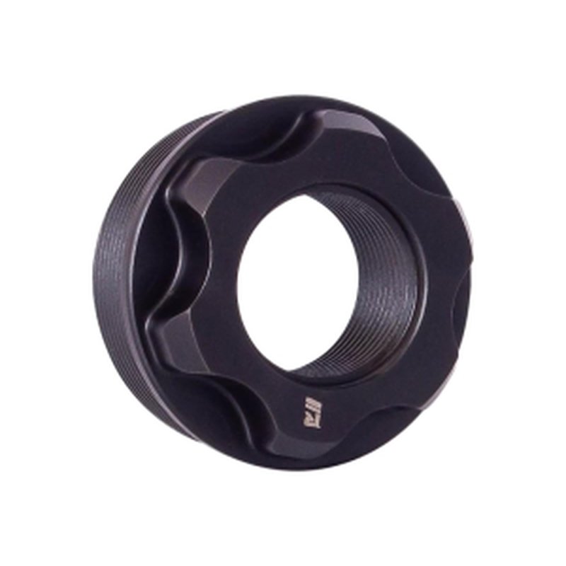 Rugged Suppressor OF004 Fixed Mount M18x1 TPI Black