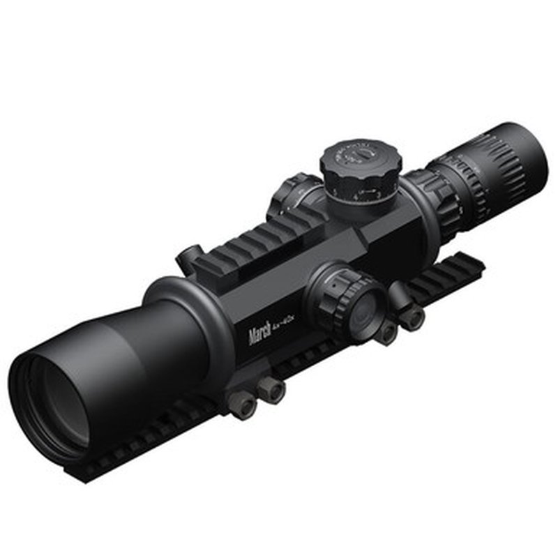 March Genesis Tactical 4-40x52 Riflescope FML-3 Reticle 0.1 MIL Illuminated FFP