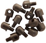 GrovTec USA GTHM59 Machine Screws Swivels 1/4" Steel 12-Pack Bulk Parts Black.