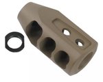 Guntec USA AR-15 Cal Multi Port Steel Compensator