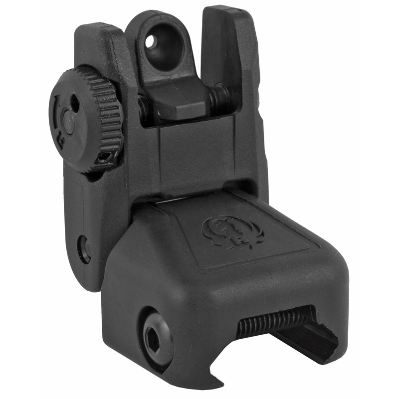 Ruger Rapid Deploy Rear Sight, Back up Sight, Fits Picatinny, Black Polymer