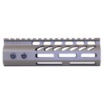 Guntec USA 4in Ultra Lightweight Thin M-LOK System Handguard w/ Monolithic Top Rail