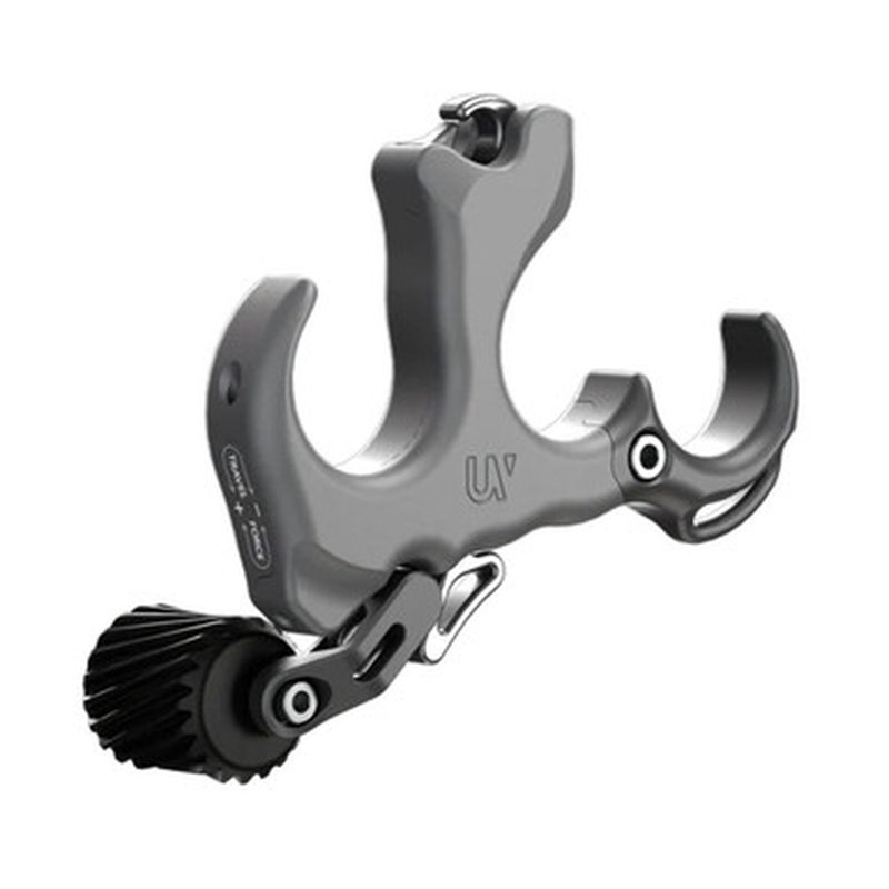 UltraView UV Button Large Release UVBR-04002 Smoke Grey Aluminum