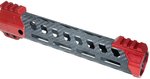 Timber Creek Enforcer 9in M-Lok Handguard Red Anodized CF E9 HG R