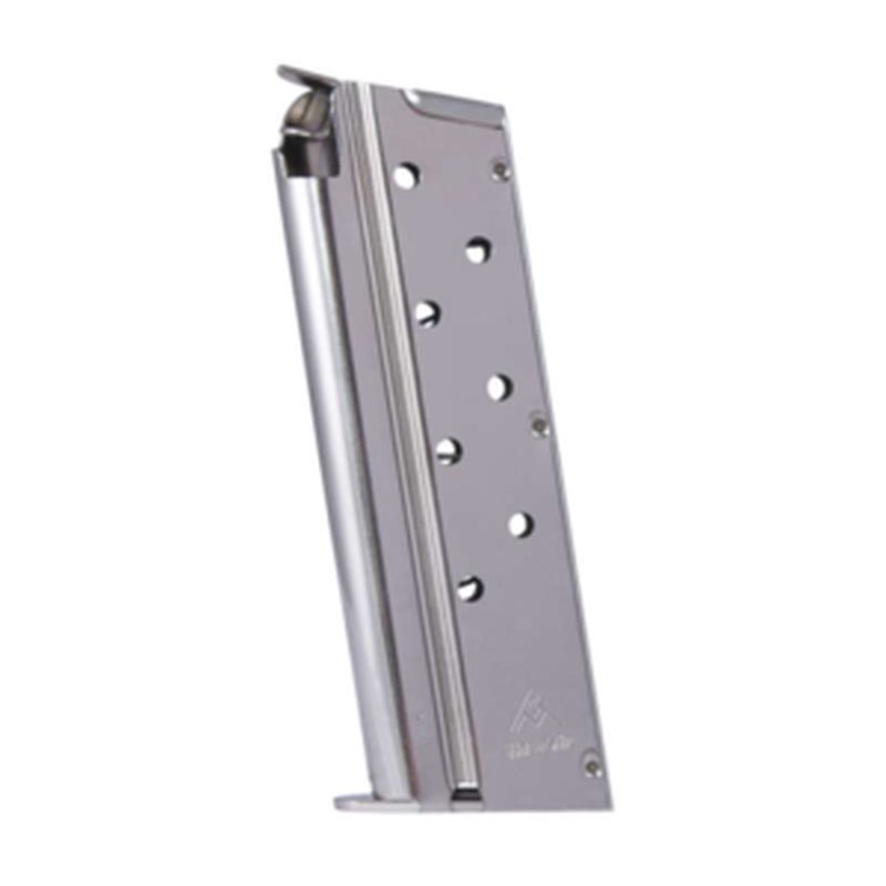 Mec-Gar MGCGOV9LCN 9mm Magazine 8 Round Nickel Finish Fits 1911 Officers
