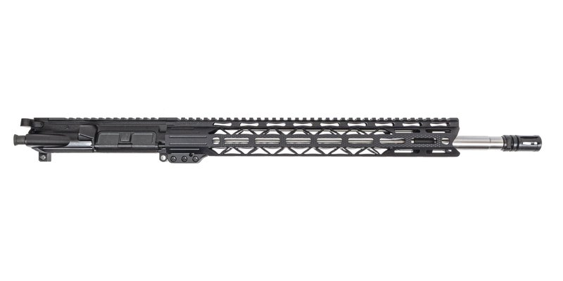 PSA 18" Rifle-Length .223 Wylde 1/7 Stainless Steel 15" Lightweight Hex M-Lok Upper - With NiBx BCG & CH