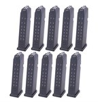 Glock 9mm Luger Magazines for Glock 17/34 – Factory Magazines with Poly Body and Steel Liner