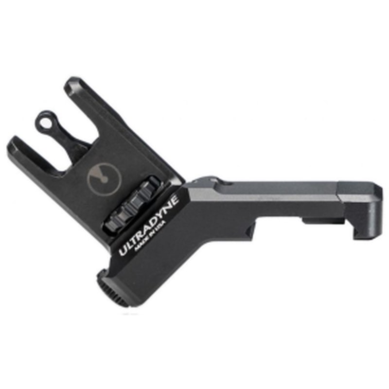 Ultradyne C2 Offset AR-15 Front Sight Black with Folding Aperture