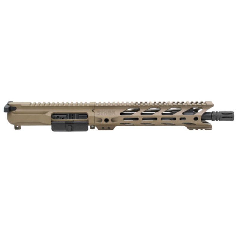 STNGR AR-15 5.56 Complete Upper 11.5in M-LOK 10in HWK Handguard FDE