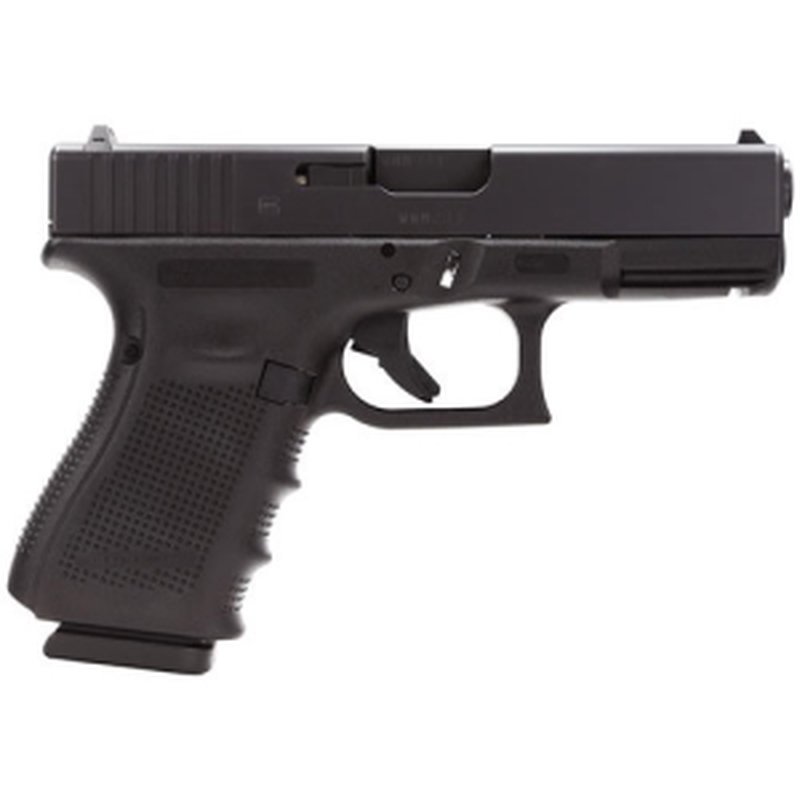 Glock G19C G4 9mm Pistol 4-Inch Barrel Black 15rd