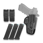 FAB Defense FX-GLOCK17KITB Complete Glock 17 Handgun Grip Kit - Black