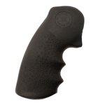 Hogue OverMolded Textured Monogrip with Wraparound Finger Grooves for Colt (Python/Anaconda) - Black