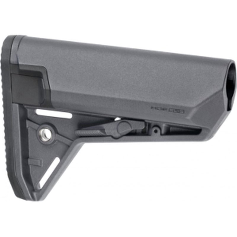 Magpul MAG653-GRY MOE SL-S Mil-Spec Carbine Buttstock AR-15/M16/M4 Reinforced Polymer Gray Collapsible