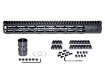 Presma AR-15 Super Light M-LOK Series Free Float Handguards 15in Black