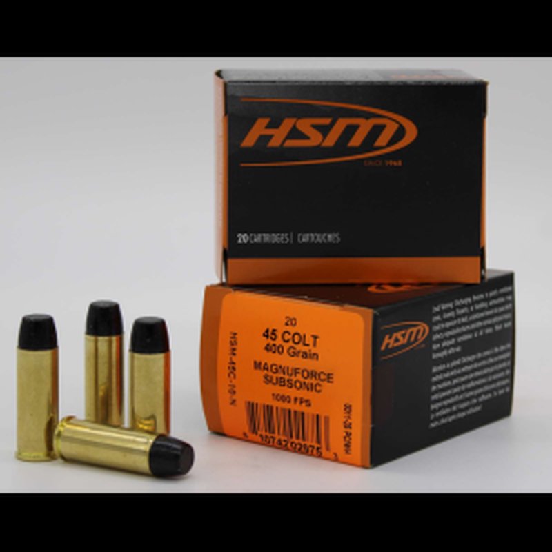 Hsm Subsonic 45lc Hitek 400gr Hcfn 20/20