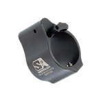 Superlative Arms Solid Set Screw Direct Impingement Adjustable Gas Block 0.875 in x 1 in Black