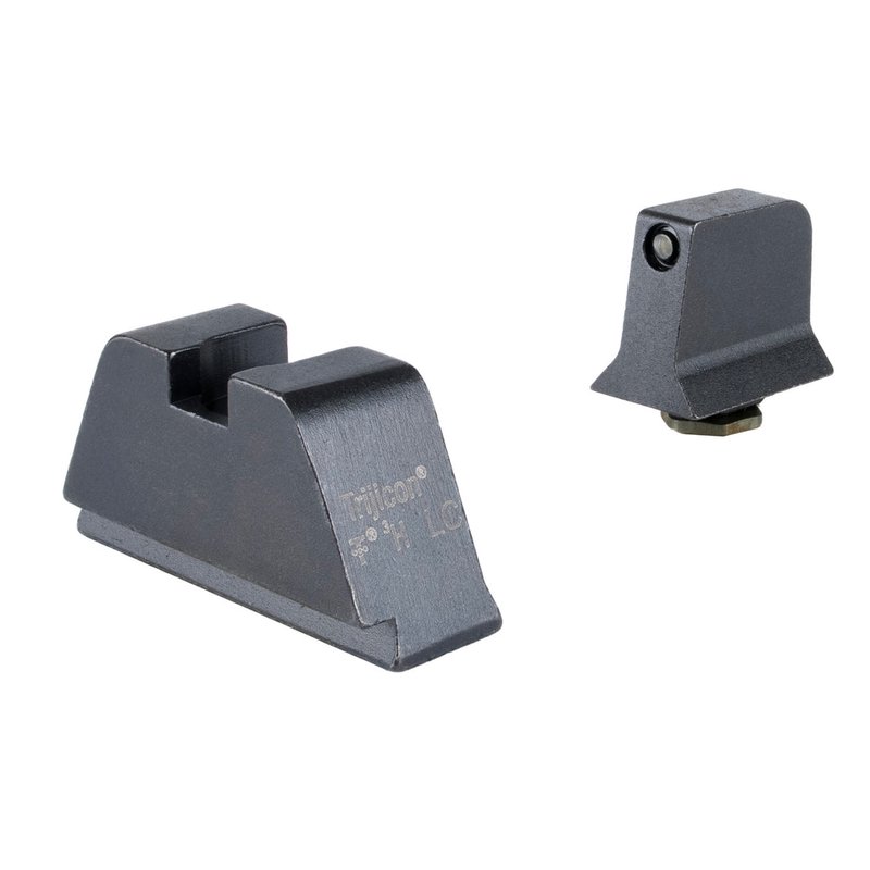 Trijicon Suppressor/Optic Height Night Sight Set for Glock Pistols – Green Front Lamp GL201-C-601137