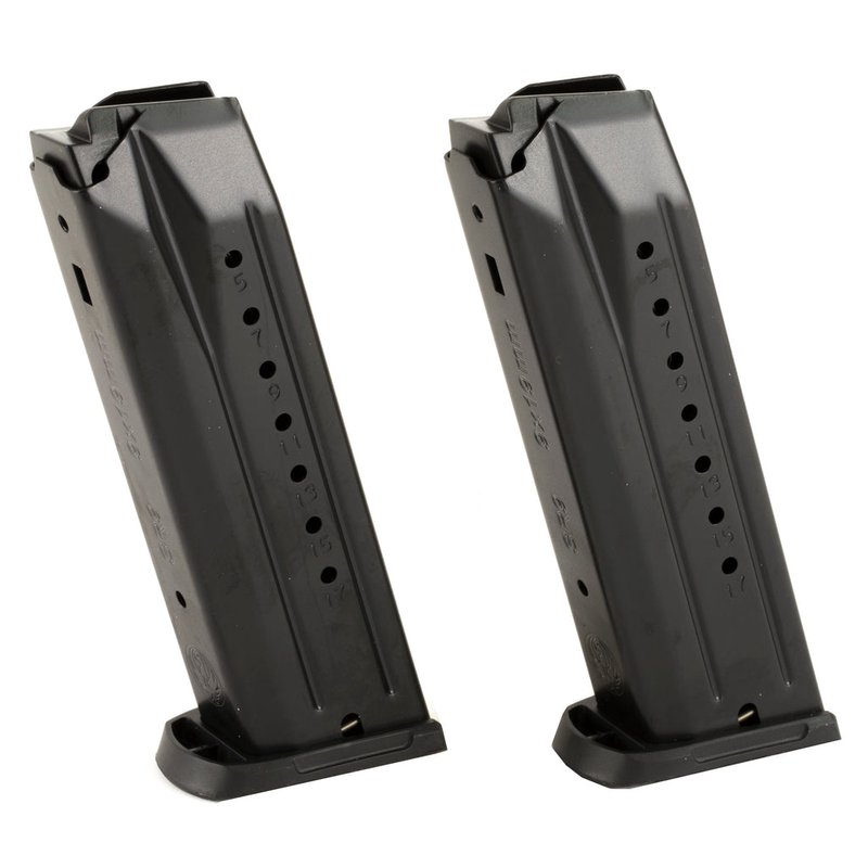Ruger SR9 Series 9mm Magazine 17-Round Steel with Polymer Base Plate 90449