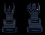 NcSTAR Picatinny Flip Up Front and Rear Sight Set AR-15 Polymer