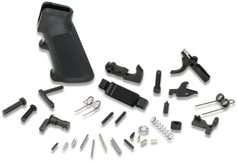 KAK Industry AR-15 Lower Parts Kit, Black (5061015007) - includes fire control group