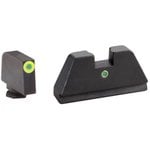 AmeriGlo GL-391 Optic Compatible Sight Set for Glock XL Tall Green Tritium