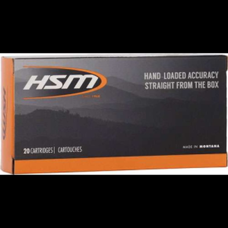 HSM Game King Rifle Ammunition 300 WSM Sierra Spitzer BT 180 gr. 20 rd.