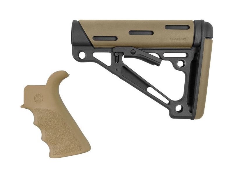 Hogue 15356 AR-15/M16 Grip & Collapsible Buttstock Kit Flat Dark Earth