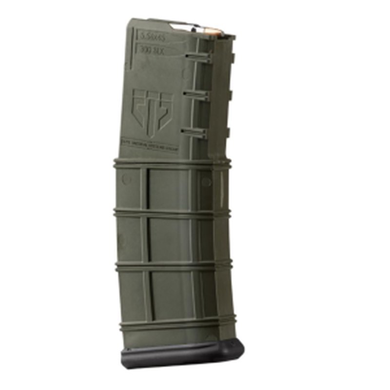Elite Tactical Systems Gen-2 AR-15 Magazine 30rd Non-Coupled OD Green Nylon