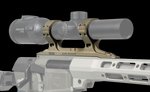 Q LLC AUS Direct Optic Mount 30mm for Mini FIX Anodized Clear