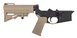 PSA AR15 Complete MOE SL Stealth Lower W/ HAR-15 brace, FDE