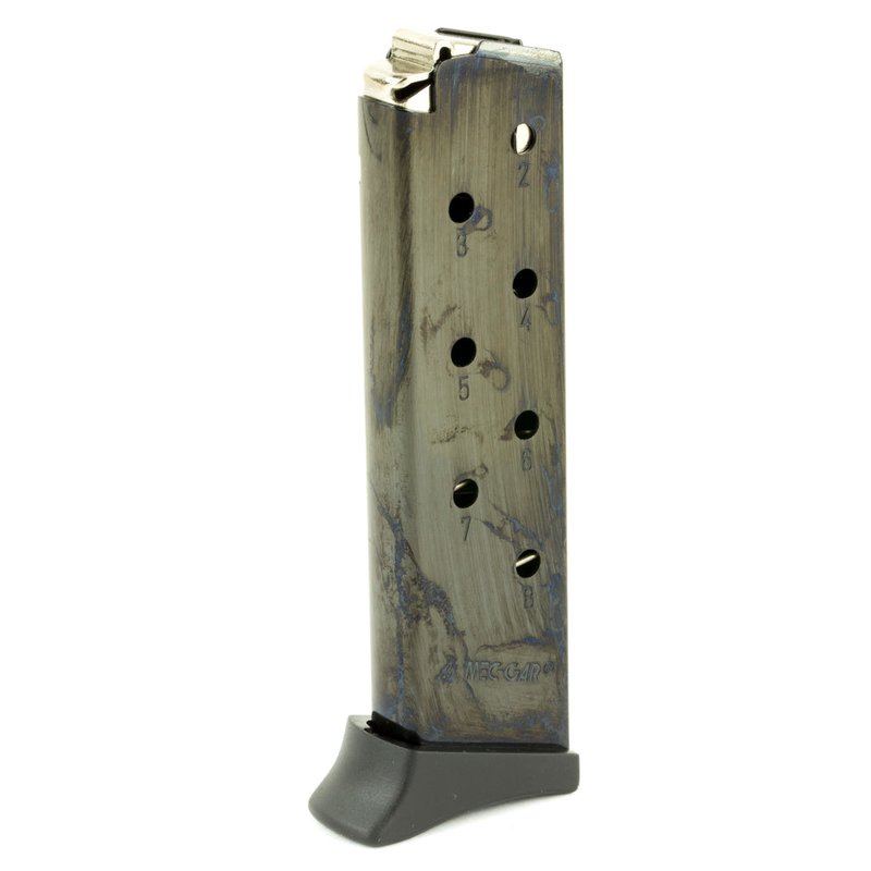 Mec-Gar USA Bersa Thunder .380 ACP 8-Round Magazine Blued Steel Finger Rest MGBT3808B