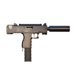 MasterPiece Arms MPA Defender 9mm Pistol 6 Inch Threaded Barrel Faux Suppressor