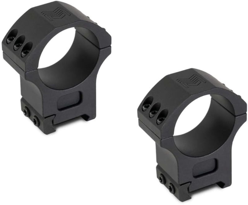 Monstrum Precision 34mm Picatinny V2 Scope Rings Black Anodized