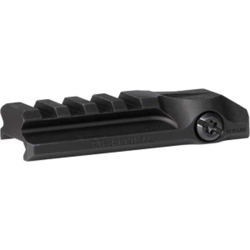 Reptilia LLC 100291 RMU Mount Magnifier Black 7075-T6 Aluminum Picatinny Rail Mount