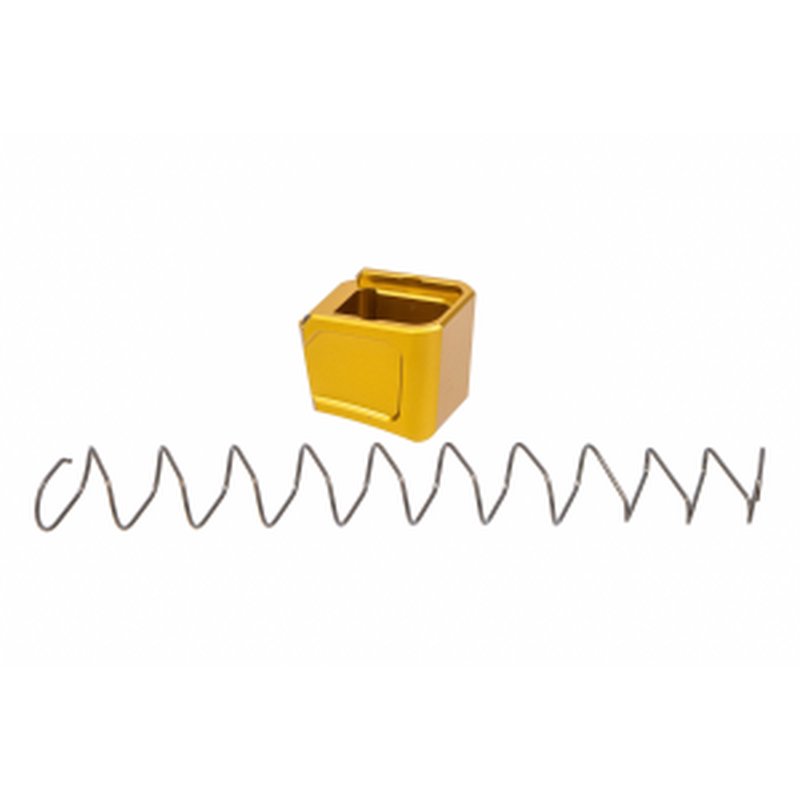 Tyrant CNC Glock 19 Magazine Extension +4/5 - Gold