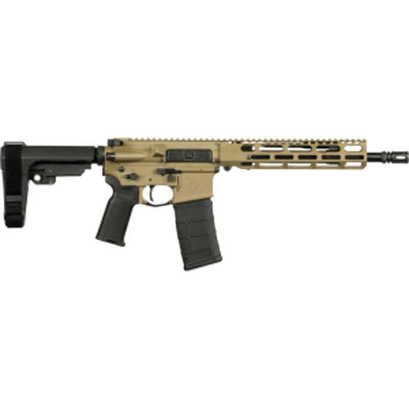 VKTR Industries VK-1P 11.5in AR-15 Pistol w/ SBA3 Brace - FDE