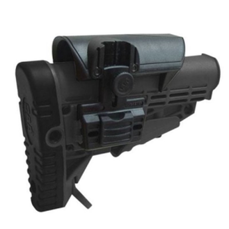 CAA AR15/M16 CBS ACP Collapsible Buttstock with Adjustable Cheekpiece Black