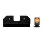 XS SIGHTS RAM Night Sight for Glock 42 and 43 Pistols, Orange Front/Black Rear - GL-R014P-6N