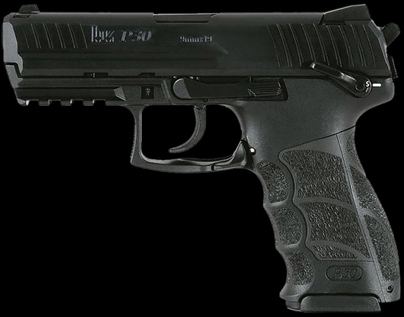 HK - 81001104 - P30S V3 9mm 3.85" Semi Auto 10+1 Black Pistol - Night Sights