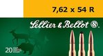 Sellier & Bellot Rifle Ammunition 7.62x54mmR FMJ 180gr 20rds BX