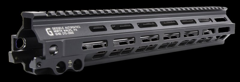 Geissele Automatics MK8 SMR M-LOK Rail 13.5 in 05285B Black Anodized 6061-T6