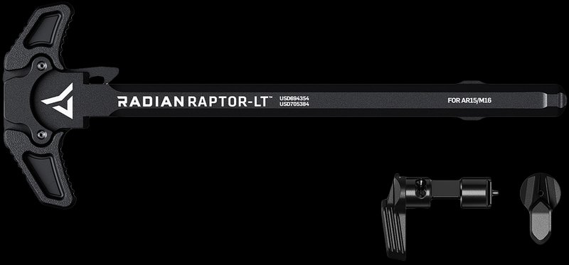Radian Weapons Raptor-LT Charging Handle with Talon Safety Combo Ambidextrous Black R0290