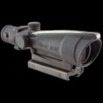 Trijicon 100144 ACOG 3.5x35mm Illuminated Green Chevron BDC Scope