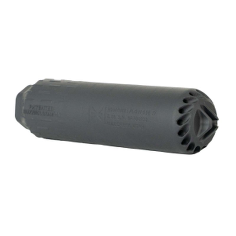HUXWRX Flow 556Ti Suppressor 5.56mm Titanium Cerakote Black